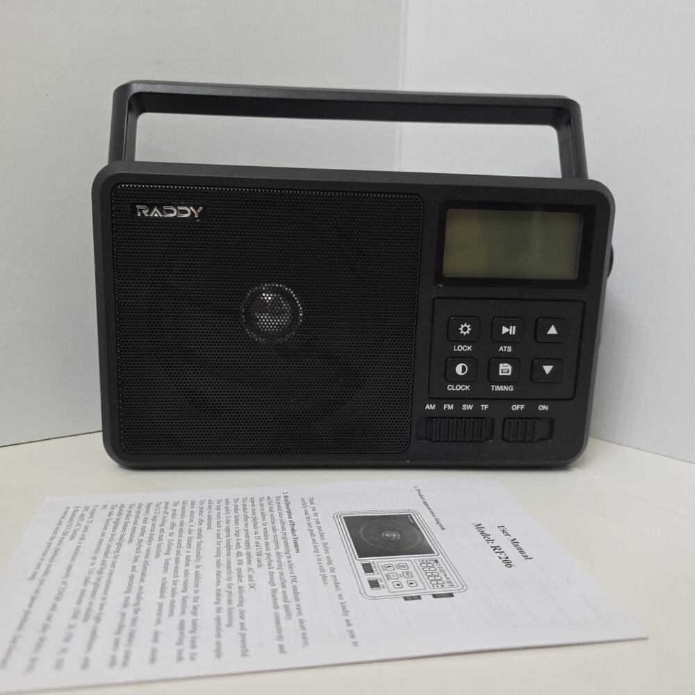 Raddy RF206 Shortwave Radio | FM/AM/SW | 8W Speaker | LCD Display